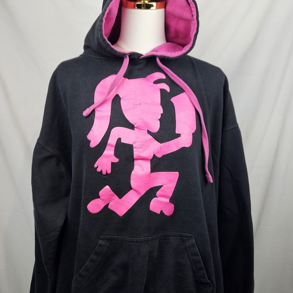 Pacific Company Tops - Hatchetgirl Black/Pink Juggalette  Hoodie  Concert